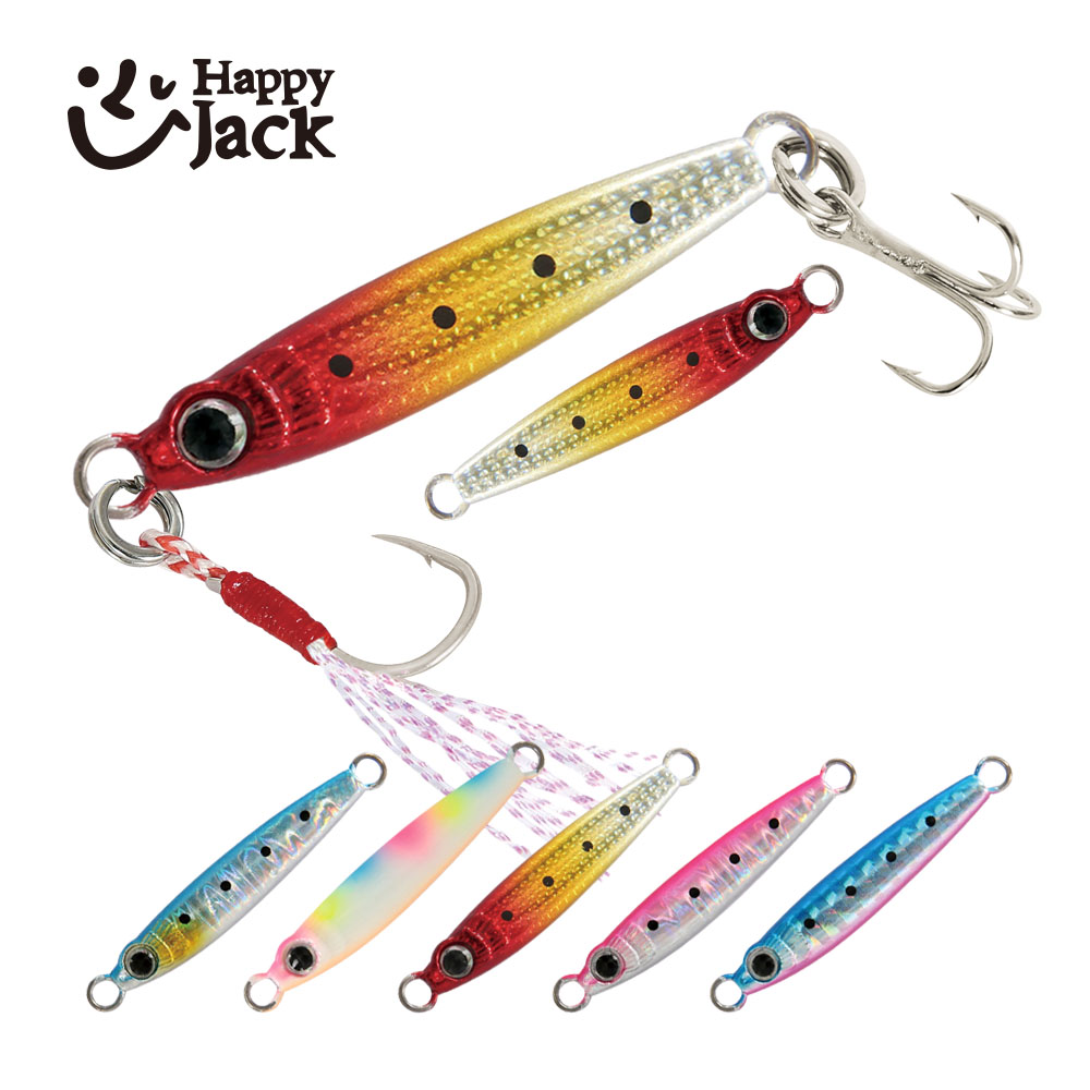 Jig Head Lure - HappyJack Novas Iscas de Pesca Micro