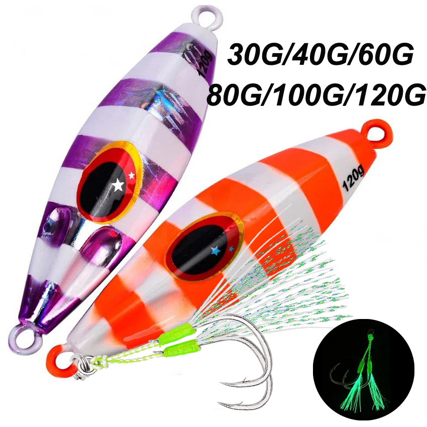 30g 40g 60g 80g 100g 120g meta - Jig Head Lure avaliação e preço