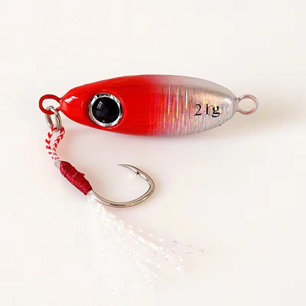 6 pçs micro metal jigging isca - Jig Head Lure avaliação e preço