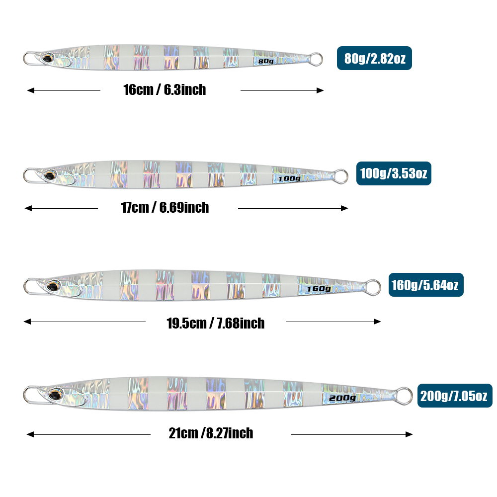 CASTFUN Speed Jig 80g 100g 160 - Jig Head Lure avaliação e preço