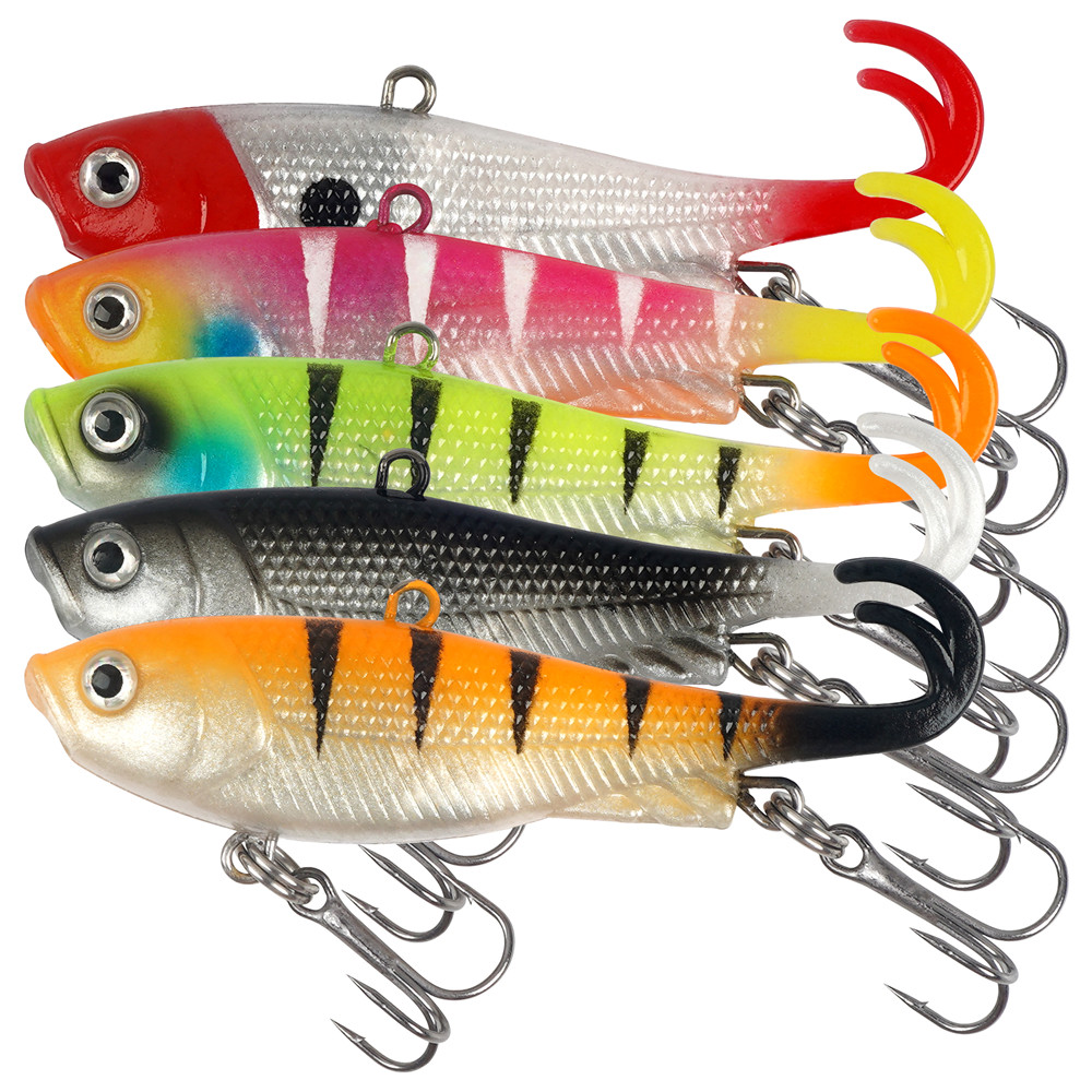 5 pçs pré-equipado gabarito ca - Jig Head Lure avaliação e preço