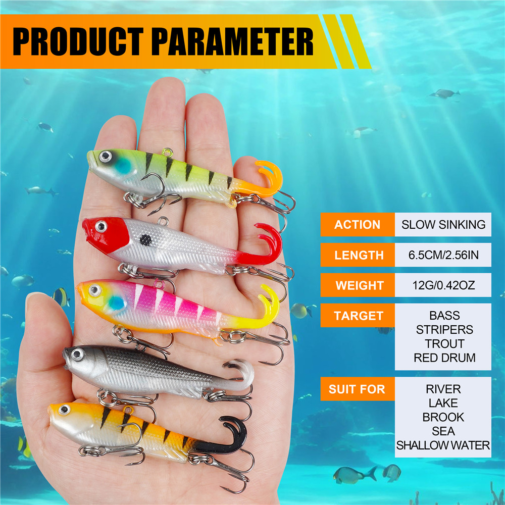 5 pçs pré-equipado gabarito ca - Jig Head Lure avaliação e preço